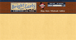 Desktop Screenshot of brightandearlycoffee.com